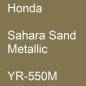 Preview: Honda, Sahara Sand Metallic, YR-550M.